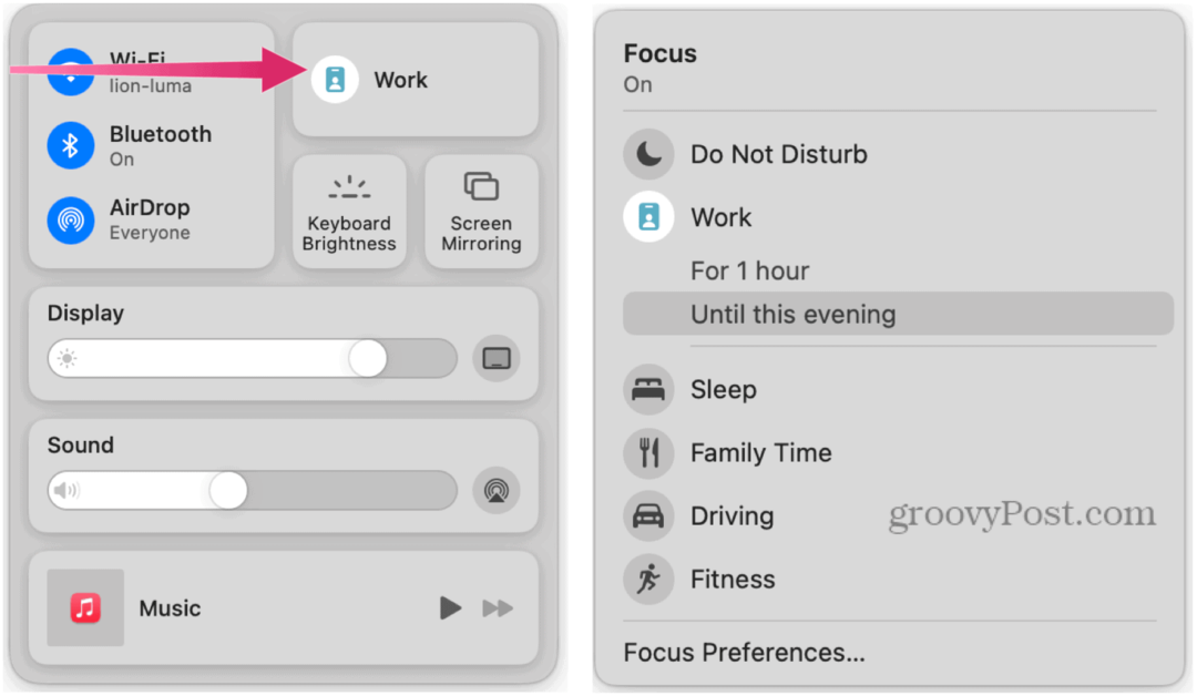 Kako uporabljati Apple Focus na Macu za boljšo koncentracijo
