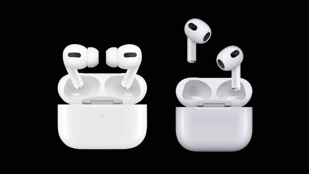 Razlike med airpods 3 in airpods pro