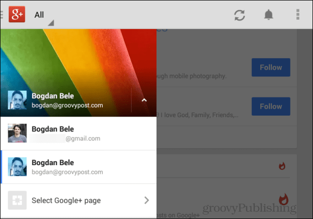 Aplikacija Google+ za Android postane posodobljena: Kako uporabljati nove funkcije