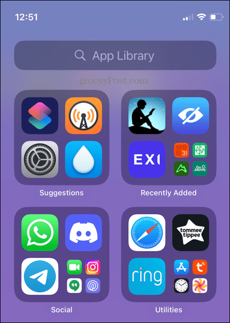 knjižnica aplikacij za iphone