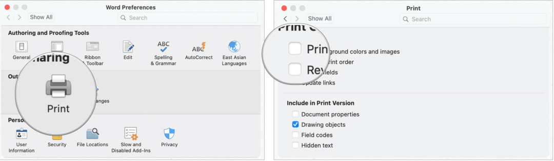 Kako natisniti barvo ozadja dokumenta Microsoft Word
