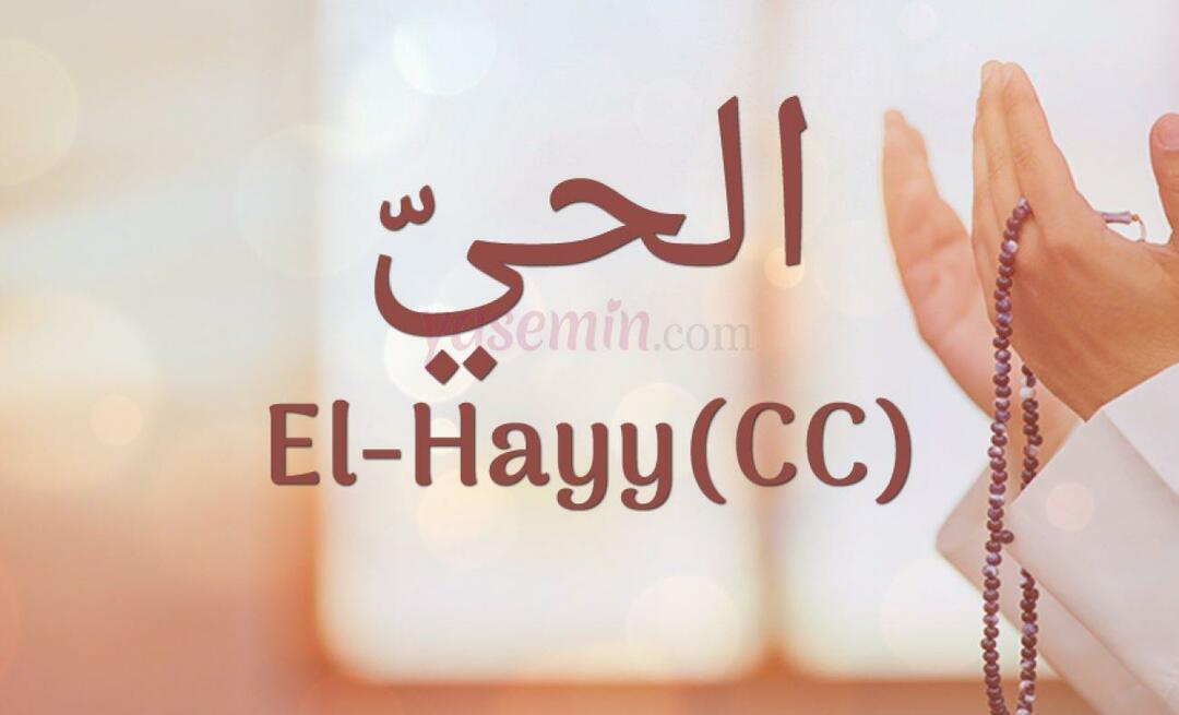 Kaj pomeni El-Hayy (cc) iz Esma-ul Husna? Kakšne so vrline Al-Hayy (cc)?