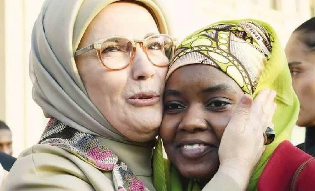 Emine Erdoğan je prišla skupaj z združenjem Afriške hiše! afriške države...