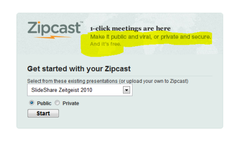 zipcast sestanki