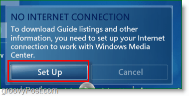 Windows 7 Media Center - nastavite